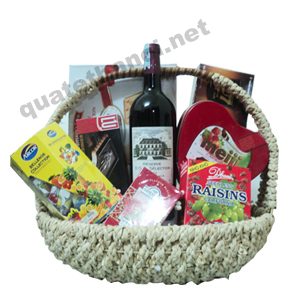 Giỏ quà Rượu vang pháp DOR