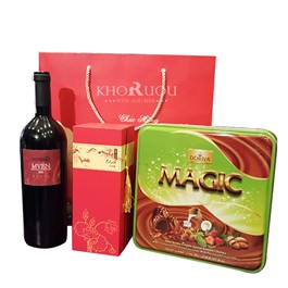 Túi quà tết vang Tây Ban Nha Mven Single Vineyard 2008